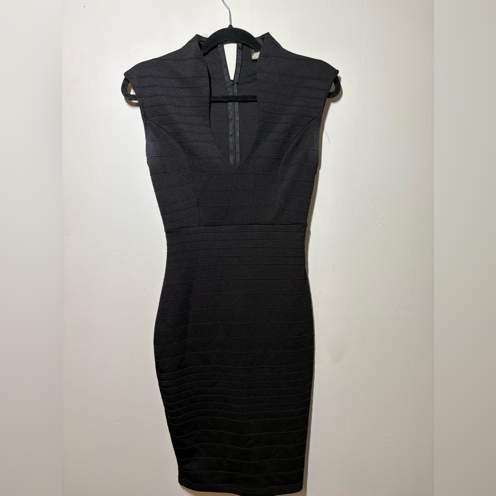 Privy Black Cutout Mini Dress